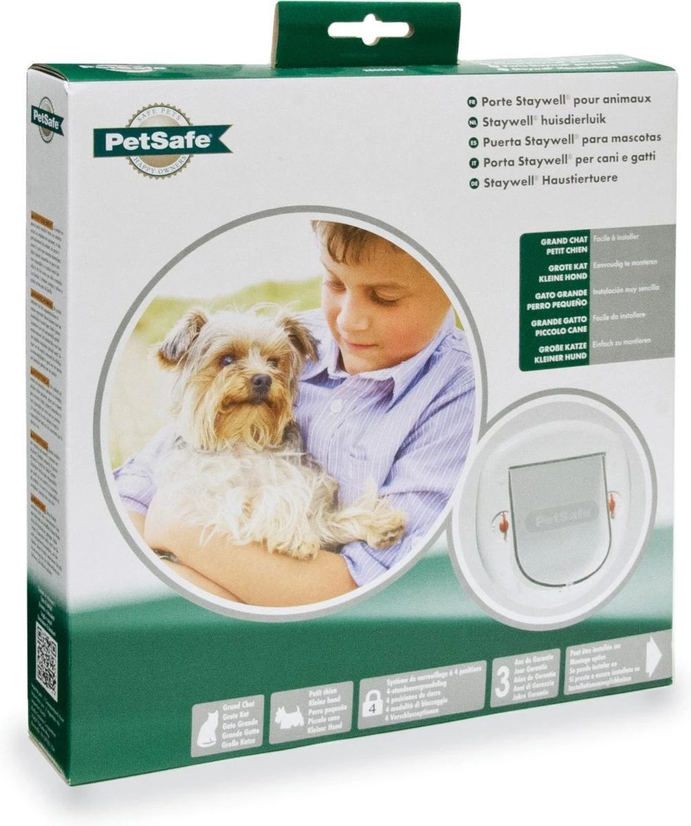 Petsafe 200 Kattenluik - Wit - L - 29,4 X 29,5 X 5 Cm 11 Petsafe 200 Kattenluik - Wit - L - 29,4 X 29,5 X 5 Cm - Afbeelding 9