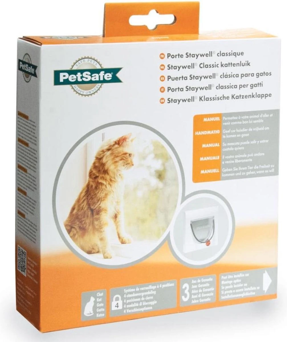 Petsafe 919 Classic - Wit - Kattenluik - 22,4 X 22,4 X 22,4 Cm 5 Petsafe 919 Classic - Wit - Kattenluik - 22,4 X 22,4 X 22,4 Cm - Afbeelding 3