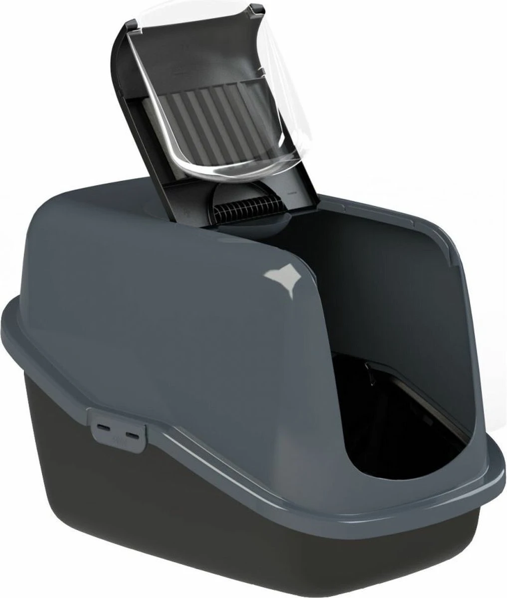 PeeWee Kattenbak EcoHus Startpakket - Antraciet - 56 X 39 X 38,5 Cm 9 PeeWee Kattenbak EcoHus Startpakket - Antraciet - 56 X 39 X 38,5 Cm - Afbeelding 7