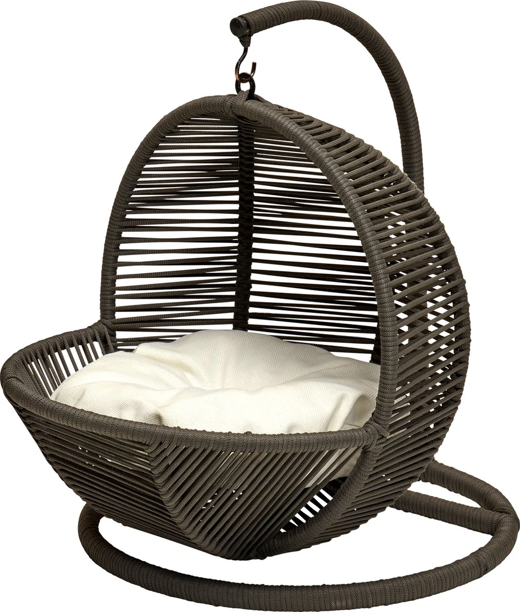 Veehaus - Odellia - Hangmat Voor Katten - Kattenmand - Kat Schommelnest - Katten Stoel - Kat Kasteel - Donker Grijs 3 Veehaus - Odellia - Hangmat Voor Katten - Kattenmand - Kat Schommelnest - Katten Stoel - Kat Kasteel - Donker Grijs