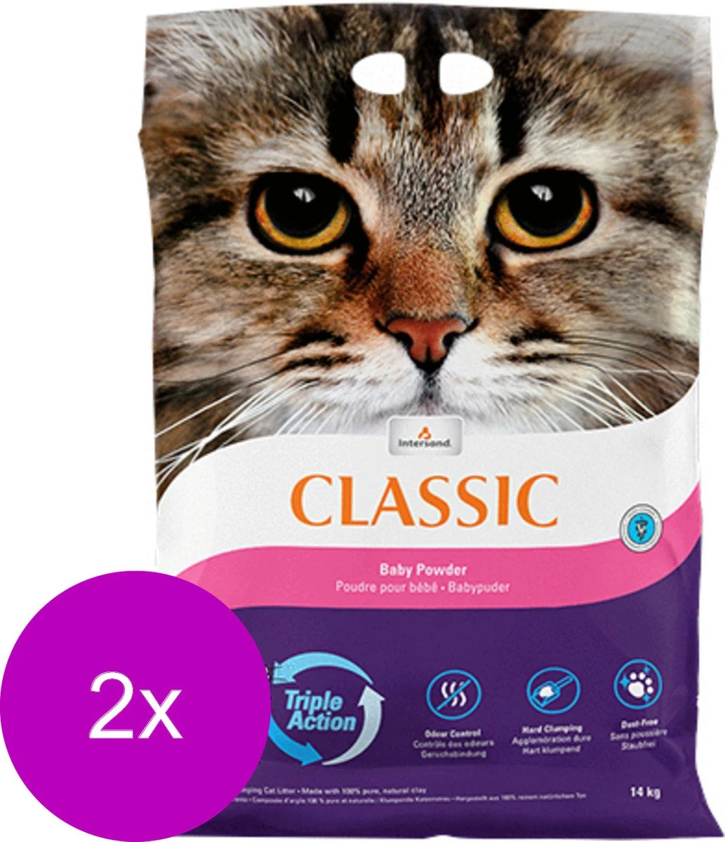 Extreme Classic Baby Powder - Kattenbakvulling - 2 X 14 Kg 3 Extreme Classic Baby Powder - Kattenbakvulling - 2 X 14 Kg