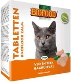 Biofood Kattensnoepjes Anti-Vlo - Zalm - 100 St -Kattenproducten 1038x1200 1