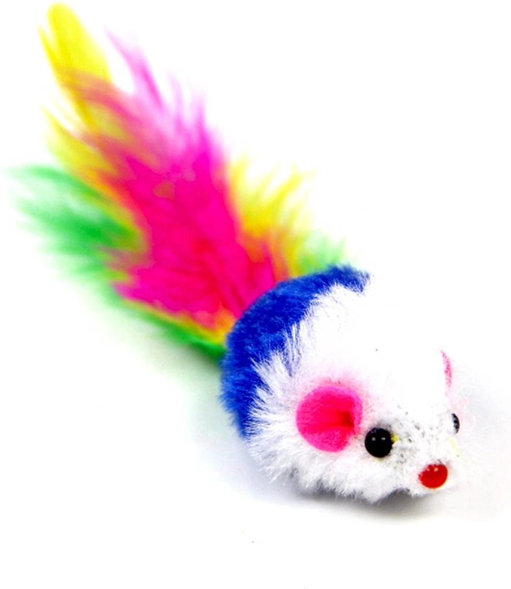 Kittynip Speelmuizen Set (10 Stuks) - Kattenspeeltjes Met Veren - Speelmuizen Met Veer - Kattenmuisjes - Kattenspeelgoed - Speelgoed Voor Katten - Katten Muisjes 5 Kittynip Speelmuizen Set (10 Stuks) - Kattenspeeltjes Met Veren - Speelmuizen Met Veer - Kattenmuisjes - Kattenspeelgoed - Speelgoed Voor Katten - Katten Muisjes - Afbeelding 3