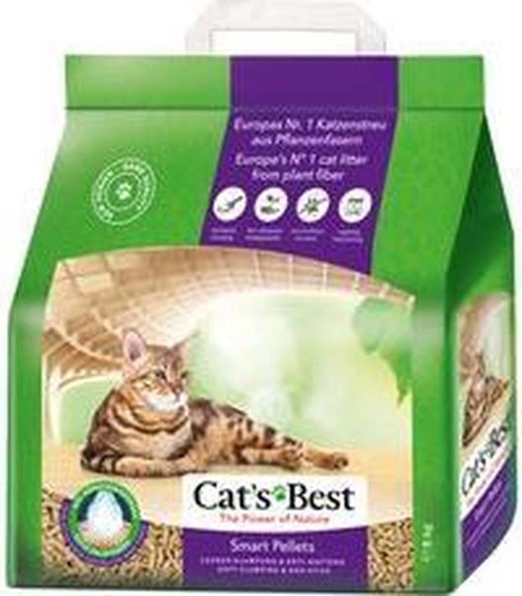 Cat's Best Smart Pallets - Kattenbakvulling - 10 L 10 Cat's Best Smart Pallets - Kattenbakvulling - 10 L - Afbeelding 8