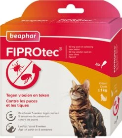 Beaphar Fiprotec Kat - Vlooienbestrijding - >1 Kg - 4 Pipetten 14 Beaphar Fiprotec Kat - Vlooienbestrijding - >1 Kg - 4 Pipetten -Kattenproducten 1062x1200