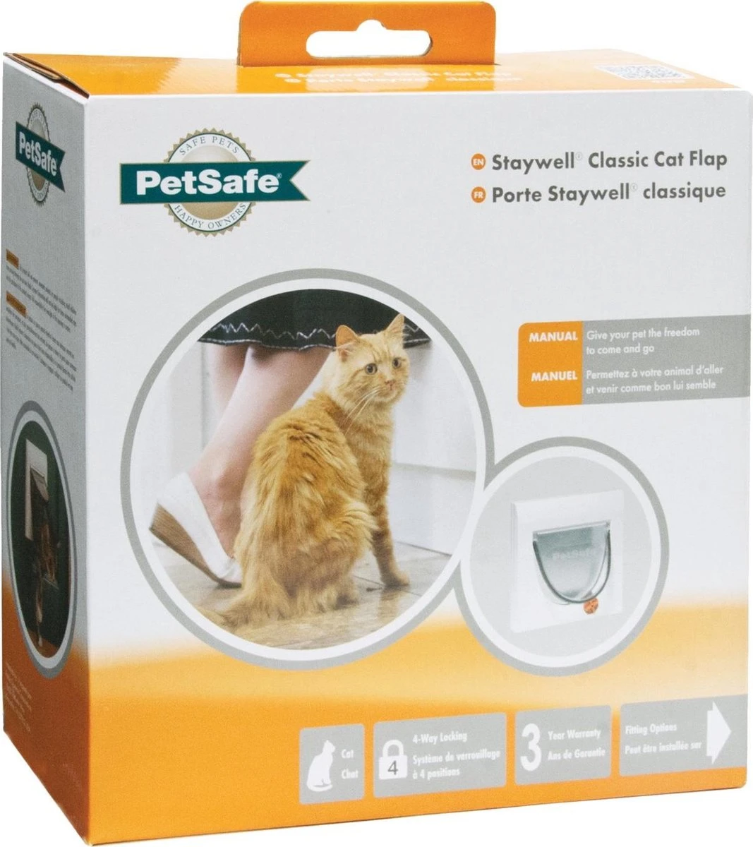 Petsafe 917 Classic - Incl. Tunnel - Wit - Kattenluik - Ø 22.4 Cm 3 Petsafe 917 Classic - Incl. Tunnel - Wit - Kattenluik - Ø 22.4 Cm