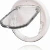 Kattenluik Voor Deur - Rond - Met Lock Functie 19x 19cm - Wit - Deurluik Voor Kat - Huisdierluik -Kattenproducten 1071x1200 3