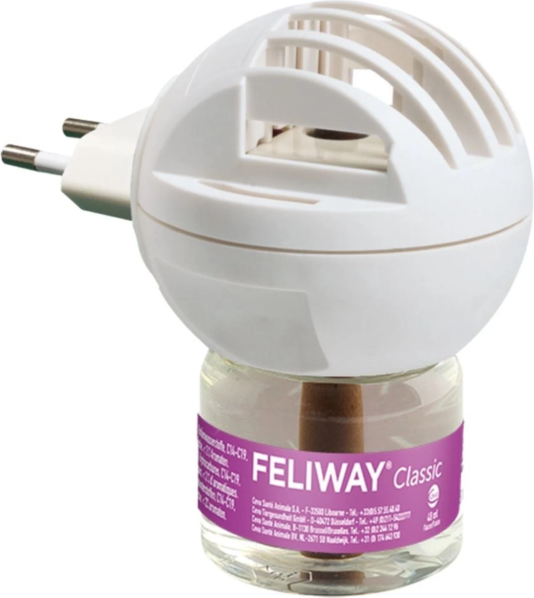 Feliway Classic - Startset - 1 Verdamper + 1 Vulling 48ml - Anti-stress Voor Kat 10 Feliway Classic - Startset - 1 Verdamper + 1 Vulling 48ml - Anti-stress Voor Kat - Afbeelding 8