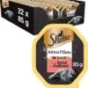 Sheba Mini Filets In Saus Katten Natvoer - Rund & Kalkoen - 22 X 85 Gr -Kattenproducten 1077x1200