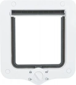 Trixie 4-weg Kattenluik Met Tunnel - Wit - 20 X 22 Cm 16 Trixie 4-weg Kattenluik Met Tunnel - Wit - 20 X 22 Cm -Kattenproducten 1083x1200