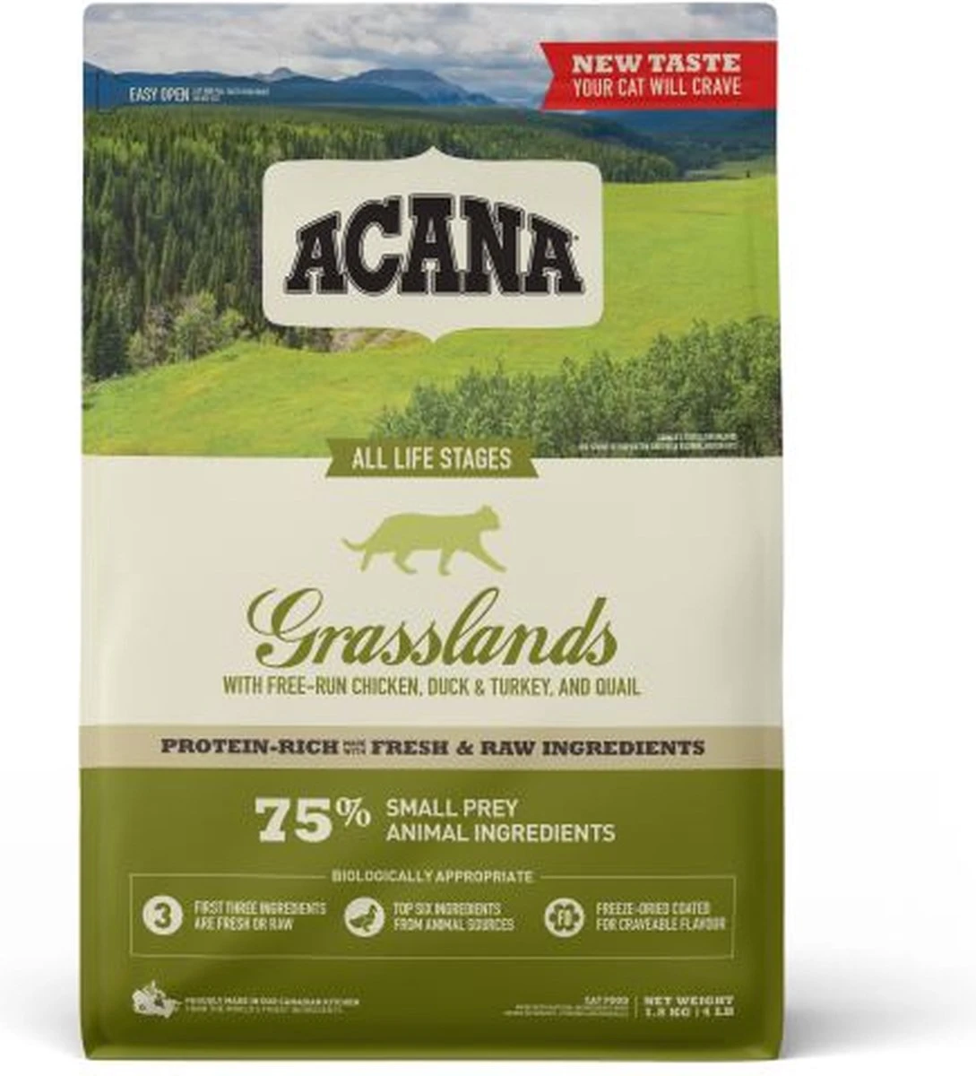 Acana Cat Grasslands 4,5 Kg - Kat 8 Acana Cat Grasslands 4,5 Kg - Kat - Afbeelding 6