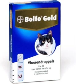 Bayer Bolfo Gold 40 Anti Vlooienmiddel - Kat - 0 Tot 4 Kg - 4 Pipetten 25 Bayer Bolfo Gold 40 Anti Vlooienmiddel - Kat - 0 Tot 4 Kg - 4 Pipetten -Kattenproducten 1095x1200