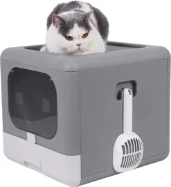 Merkloos Zelfreinigende Kattenbak - Automatische Kattenbak - Kattenbak Zelfreinigend - Electrische Kattenbak - Grijs 15 Merkloos Zelfreinigende Kattenbak - Automatische Kattenbak - Kattenbak Zelfreinigend - Electrische Kattenbak - Grijs -Kattenproducten 1099x1200 3