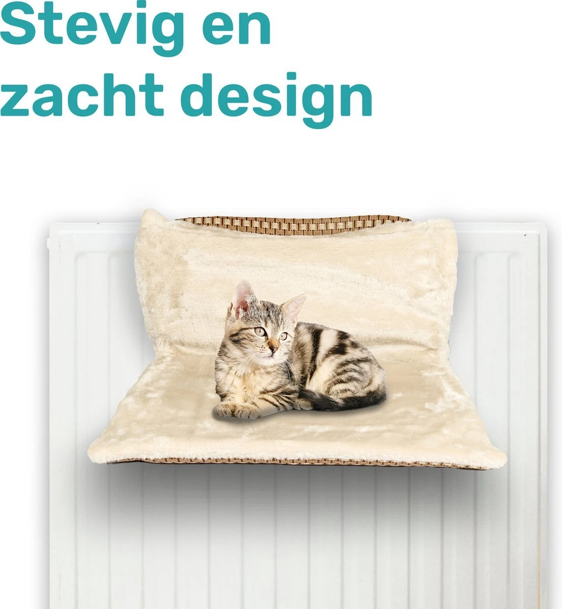 Kattenhangmat - Voor Aan Het Raam - Kattenmand - Raam - Hangmat Kat - Dieren - Kattenbed - Kattenmand - Slaapplek - Ligplaats 4 Kattenhangmat - Voor Aan Het Raam - Kattenmand - Raam - Hangmat Kat - Dieren - Kattenbed - Kattenmand - Slaapplek - Ligplaats - Afbeelding 2
