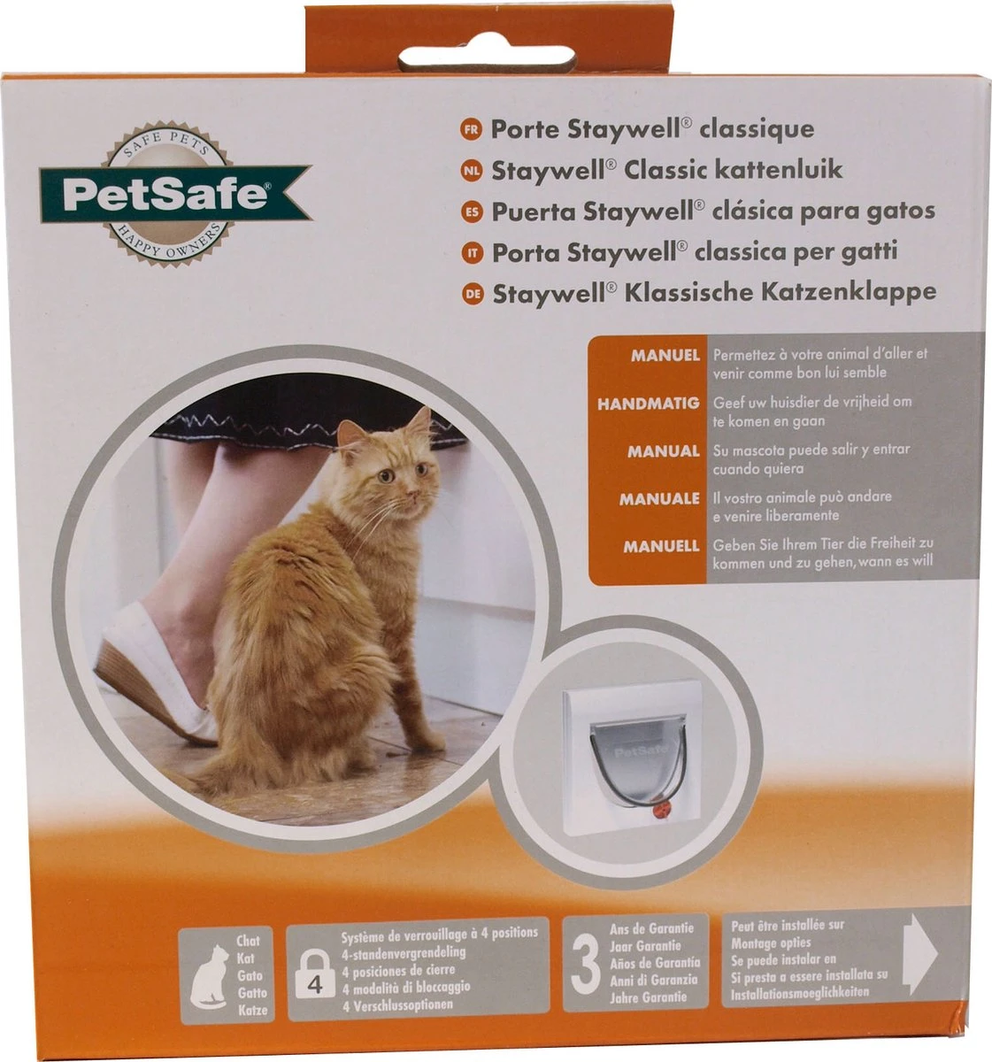 Petsafe 917 Classic - Incl. Tunnel - Wit - Kattenluik - Ø 22.4 Cm 12 Petsafe 917 Classic - Incl. Tunnel - Wit - Kattenluik - Ø 22.4 Cm - Afbeelding 10