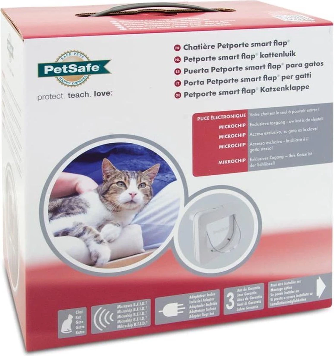 PetSafe Petporte Smart Flap - Kattenluik - Wit - 15,9 X 24,1 X 23,8 Cm 5 PetSafe Petporte Smart Flap - Kattenluik - Wit - 15,9 X 24,1 X 23,8 Cm - Afbeelding 3