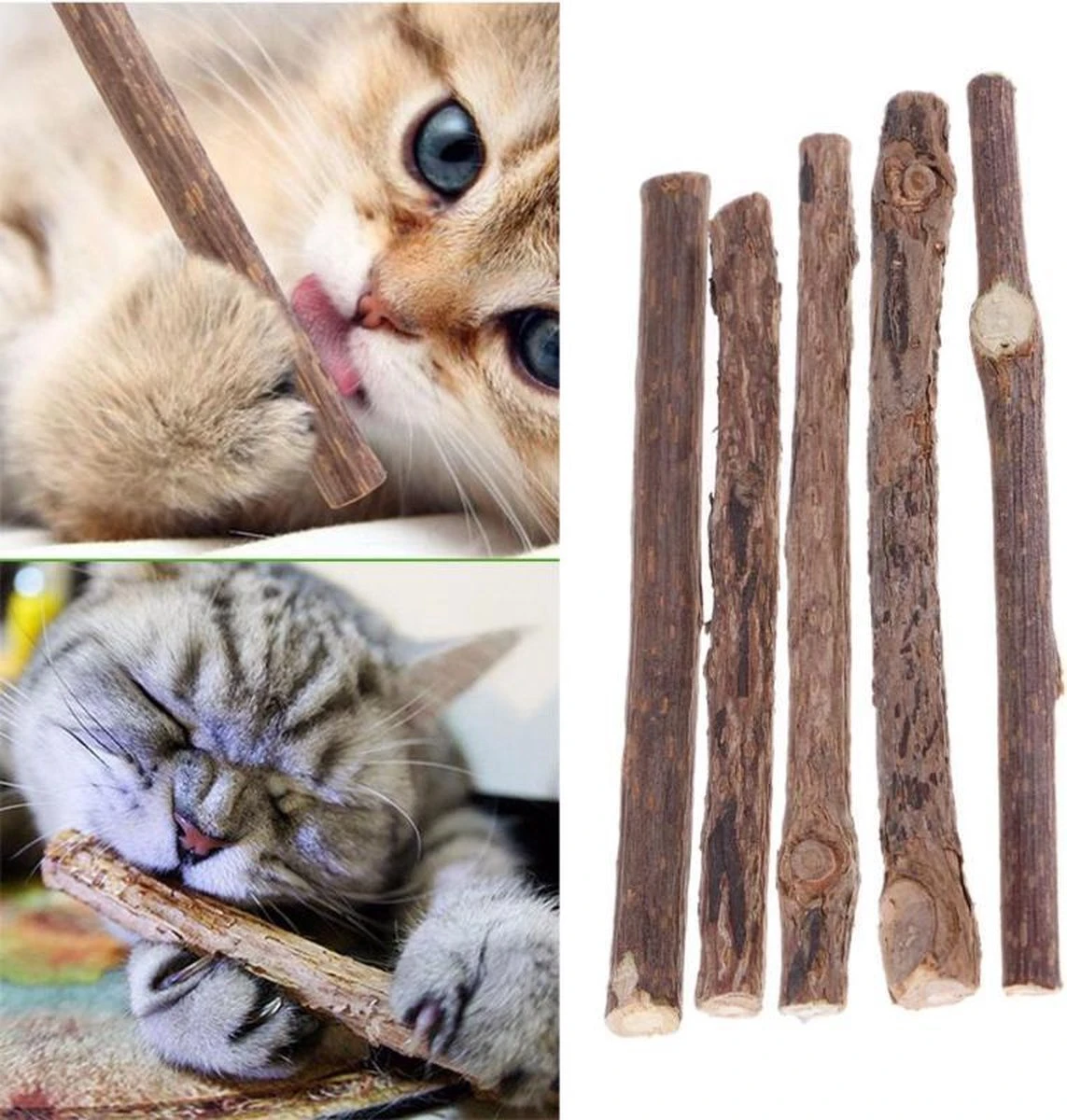 Merkloos Kattenkruid Stokjes|Kattensnacks|Catnip|Matabi Stokjes|100% Natuurlijk|10 Stuks 3 Merkloos Kattenkruid Stokjes|Kattensnacks|Catnip|Matabi Stokjes|100% Natuurlijk|10 Stuks