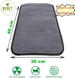Blue Eyes Kattenbakmat, 30 Cm X 40 Cm, (!!! MAAT !!!) Kattenbakmat, Kattenbakonderlegger, Honingraatdesign, Kattenbak, Waterdicht, Dubbellaags Ontwerp, Honingraatmat (grijs) 11 Blue Eyes Kattenbakmat, 30 Cm X 40 Cm, (!!! MAAT !!!) Kattenbakmat, Kattenbakonderlegger, Honingraatdesign, Kattenbak, Waterdicht, Dubbellaags Ontwerp, Honingraatmat (grijs) -Kattenproducten 1150x1200 1