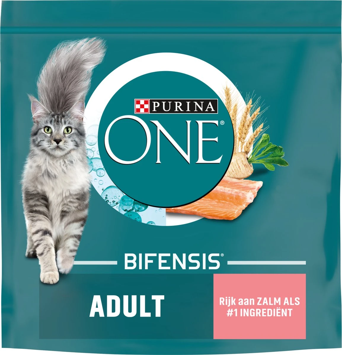 Purina ONE Adult - Kattenvoer Zalm & Volkoren Granen - 3kg 8 Purina ONE Adult - Kattenvoer Zalm & Volkoren Granen - 3kg - Afbeelding 6