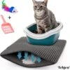 TEBJEN Kattenbakmat – Kattenbak Mat Grit Opvanger - Schoonloop Katten Mat – Dubbele Waterdichte Laag – Uitloopmat Kattenbak – Kattenbak Accessoires - Met Speelgoedmuisje En Schepje - 30cm * 30cm 1 TEBJEN Kattenbakmat – Kattenbak Mat Grit Opvanger - Schoonloop Katten Mat – Dubbele Waterdichte Laag – Uitloopmat Kattenbak – Kattenbak Accessoires - Met Speelgoedmuisje En Schepje - 30cm * 30cm -Kattenproducten 1156x1200 1