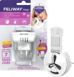 Feliway Help! - Verdamper + Cartridge - 7 Dagen - Kat - Tijdelijke Spannende Situaties Voor Je Kat