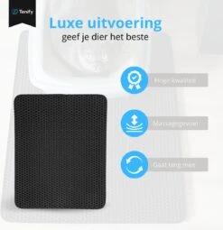 Tenify Kattenbakmat + Extra Kattenbak Schepje - 40 X 50 Cm - Waterdicht - Dubbele Laag - Honingraatstructuur - Uitloopmat - Mat 13 Tenify Kattenbakmat + Extra Kattenbak Schepje - 40 X 50 Cm - Waterdicht - Dubbele Laag - Honingraatstructuur - Uitloopmat - Mat -Kattenproducten 1164x1200 1