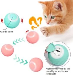 Otiume Slimme Katten Speeltje - Interactieve Zelf Rollende Bal Voor Katten - Kattenspeeltjes - USB Oplaadbaar- Turquoise 12 Otiume Slimme Katten Speeltje - Interactieve Zelf Rollende Bal Voor Katten - Kattenspeeltjes - USB Oplaadbaar- Turquoise -Kattenproducten 1167x1200 6