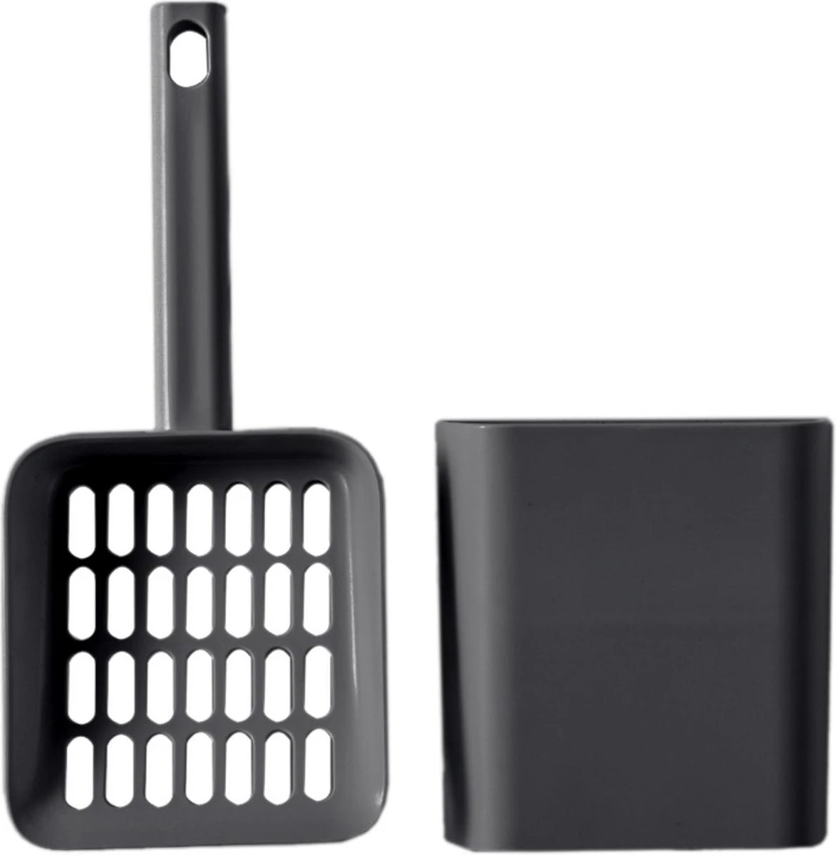 Hoopo® Dome Kattenbak Grijs - Kattenbak - Kattenbakschep - Kattenbakmat 6 Hoopo® Dome Kattenbak Grijs - Kattenbak - Kattenbakschep - Kattenbakmat - Afbeelding 4