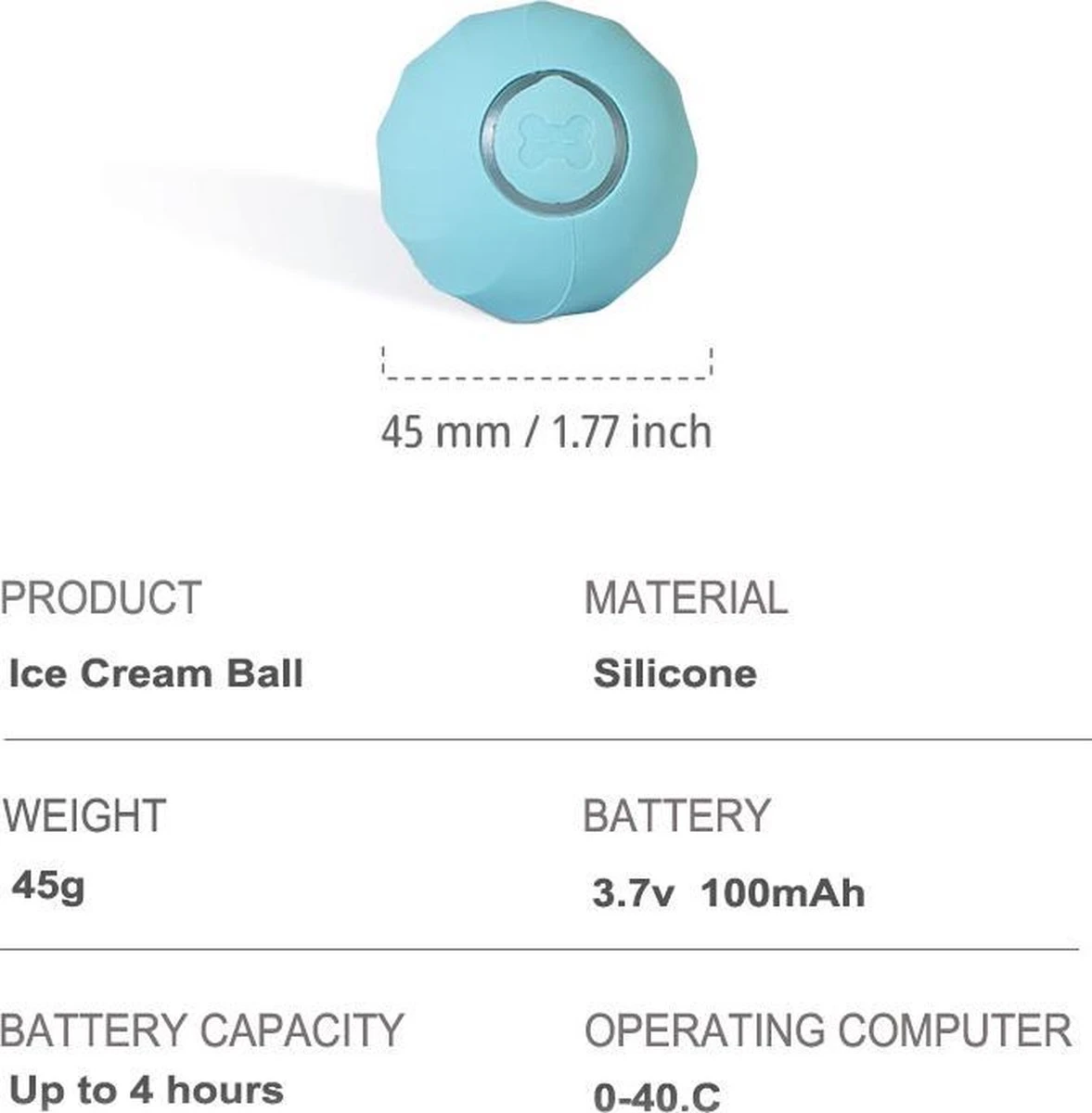 Cheerble | Mini Bal 3.0 | Roze | Zelf Rollende Bal Voor Katten | 3 Automatische Speelmodi | Interactief En Intelligentie Kattenspeelgoed | Kattenspeeltje 4 Cheerble | Mini Bal 3.0 | Roze | Zelf Rollende Bal Voor Katten | 3 Automatische Speelmodi | Interactief En Intelligentie Kattenspeelgoed | Kattenspeeltje - Afbeelding 2