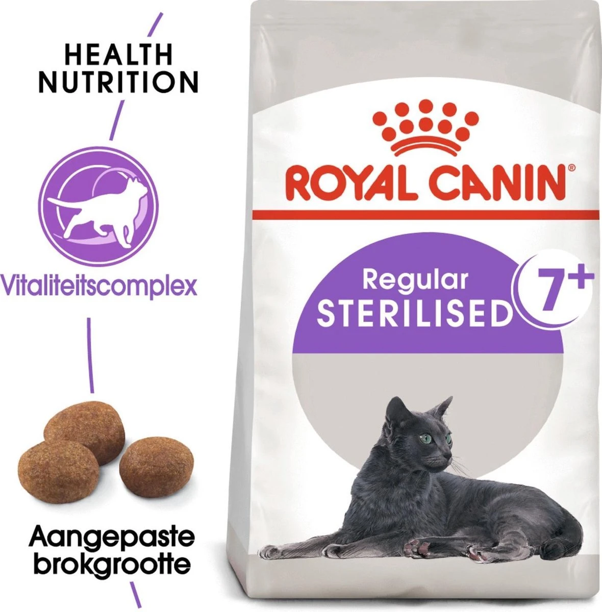 Royal Canin Sterilised 7+ - Kattenvoer - 10 Kg 4 Royal Canin Sterilised 7+ - Kattenvoer - 10 Kg - Afbeelding 2