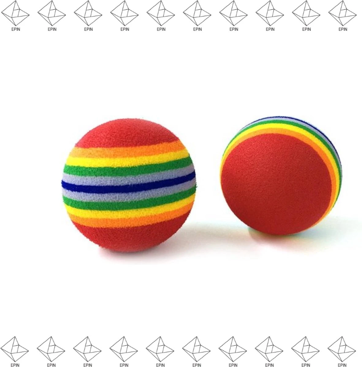 Merkloos EPIN | Katten Balletjes | Katten Speelgoed | Kattenspeeltjes | Interactief Spelen | Kittens | 3.5 CM | 2 Stuks 4 Merkloos EPIN | Katten Balletjes | Katten Speelgoed | Kattenspeeltjes | Interactief Spelen | Kittens | 3.5 CM | 2 Stuks - Afbeelding 2