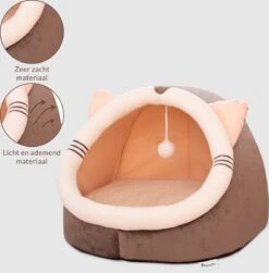 Kattenmand - Kattenhuis - Kattenbed - Kattenhangmat - Poezenmand - Kattenkussen - 40 Cm -Kattenproducten 1181x1200 5