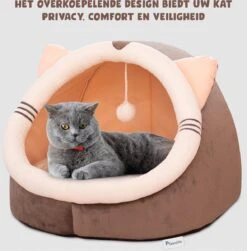 Kattenmand - Kattenhuis - Kattenbed - Kattenhangmat - Poezenmand - Kattenkussen - 40 Cm -Kattenproducten 1182x1200 6