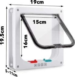 DOWO® - Kattenklep - Kattenluik - Kattenluikje - 4-weg Magneetsluiting Huisdierklep, Eenvoudige Installatie Kattendeur Huisdierendeur Aan De Muur, Houten Deur, Upvc Binnendeur, Baksteenwanden, Houten Deuren (M - Buitenmaat 19 X20 Cm) 15 DOWO® - Kattenklep - Kattenluik - Kattenluikje - 4-weg Magneetsluiting Huisdierklep, Eenvoudige Installatie Kattendeur Huisdierendeur Aan De Muur, Houten Deur, Upvc Binnendeur, Baksteenwanden, Houten Deuren (M - Buitenmaat 19 X20 Cm) -Kattenproducten 1183x1200 1