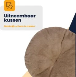 MIRO Katten Huis - Kattenhuizen - Kattenhok - Kattenmand - Dierenhuis - Extra Zacht - Bruin 15 MIRO Katten Huis - Kattenhuizen - Kattenhok - Kattenmand - Dierenhuis - Extra Zacht - Bruin -Kattenproducten 1183x1200 9
