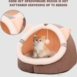 Kattenmand - Kattenhuis - Kattenbed - Kattenhangmat - Poezenmand - Kattenkussen - 40 Cm -Kattenproducten 1188x1200 11