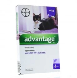 Advantage 80 Vlooiendruppelsl Kat Vanaf 4 Kg - 4 Pipetten 8 Advantage 80 Vlooiendruppelsl Kat Vanaf 4 Kg - 4 Pipetten -Kattenproducten 1190x1200 1
