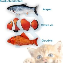 RealN Elektrische Speelvis Clownvis Inclusief Catnip Zakje – Kattenspeeltjes - Kattenspeelgoed – Krachtige Batterij – Bewegende Vis – Leukste Kattenspeeltje Goudvis – Kat Actiever Maken – 30 Cm – Speelvis Katten – Wasbaar – Oplaadbaar – Blauw/Wit 13 RealN Elektrische Speelvis Clownvis Inclusief Catnip Zakje – Kattenspeeltjes - Kattenspeelgoed – Krachtige Batterij – Bewegende Vis – Leukste Kattenspeeltje Goudvis – Kat Actiever Maken – 30 Cm – Speelvis Katten – Wasbaar – Oplaadbaar – Blauw/Wit -Kattenproducten 1192x1200 3