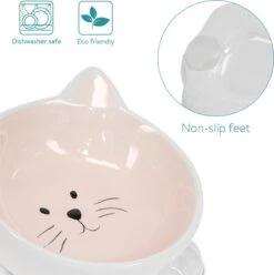 Navaris Voerbakjes Voor Katten - Set Van 2 Voer- En Waterbakken - Etensbak Van Keramiek - Met Antislip Voetjes - Kattenvorm - Roze/Groen 14 Navaris Voerbakjes Voor Katten - Set Van 2 Voer- En Waterbakken - Etensbak Van Keramiek - Met Antislip Voetjes - Kattenvorm - Roze/Groen -Kattenproducten 1194x1200 1