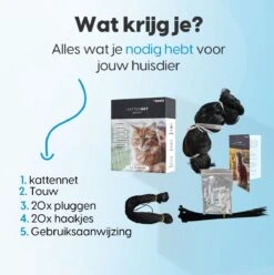 Kattennet Voor Balkon 4 X 10 M - Kattennet - Katten Gaas - Zwart 17 Kattennet Voor Balkon 4 X 10 M - Kattennet - Katten Gaas - Zwart -Kattenproducten 1197x1200 7