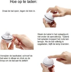 Catchit!® Interactieve Zelfrollende Bal Katten - Kattenspeeltjes - Inclusief USB Kabel En Staartjes - Kattenspeelgoed - Smart - Grijs 13 Catchit!® Interactieve Zelfrollende Bal Katten - Kattenspeeltjes - Inclusief USB Kabel En Staartjes - Kattenspeelgoed - Smart - Grijs -Kattenproducten 1197x1200 9