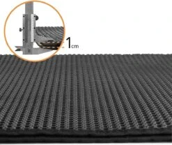 Behave Kattenbakmat - Dubbele Laag - Honingraatdesign - Waterdicht - Katten Grit Opvanger - Schoonloopmat - Kattenbak Mat - Zwart - 45*60 Cm -Kattenproducten 1200x1012 1