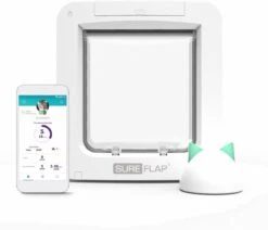 Sureflap Microchip Huisdierluik Connect - Kattenluik - Wit -Kattenproducten 1200x1028 1