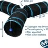 Adori Katten Tunnel 3 Gangen - Kattenspeelgoed - Ø25x50 Cm Zwart -Kattenproducten 1200x1029