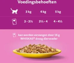 Whiskas 1+ Natvoer - Gevogelte - Selectie In Gelei - Maaltijdzakjes 80 X 85 G 10 Whiskas 1+ Natvoer - Gevogelte - Selectie In Gelei - Maaltijdzakjes 80 X 85 G -Kattenproducten 1200x1030 5