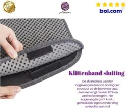 Professionele Kattenbakmat + Cadeau – Schoonloopmat Kattenbak – Katten Grit Opvanger – Dubbele Waterdichte Laag – Uitloopmat Kattenbak – Kattenverzorging – Kattenbak Accessoires - Gritmat – Kat Benodigdheden -Kattenproducten 1200x1031 3