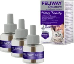 Feliway Optimum - Navulling 3-Pack - 3x Flacon 48 Ml - Anti-stress Kat 7 Feliway Optimum - Navulling 3-Pack - 3x Flacon 48 Ml - Anti-stress Kat -Kattenproducten 1200x1033 2