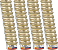 Merkloos Gourmet Gold Mousse 85 G - Kattenvoer - 48 X Rund 6 Merkloos Gourmet Gold Mousse 85 G - Kattenvoer - 48 X Rund -Kattenproducten 1200x1037