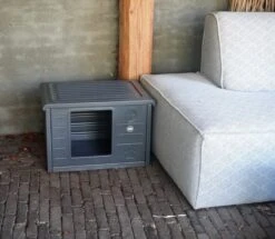 RHRQuality Kattenhuis Voor Binnen En Buiten Kattenhok Villa De Luxe Grijs 18 RHRQuality Kattenhuis Voor Binnen En Buiten Kattenhok Villa De Luxe Grijs -Kattenproducten 1200x1046 4