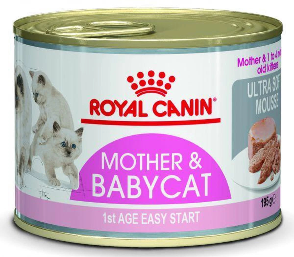 Royal Canin Wet Mother & Babycat Mousse - Kattenvoer - 195 Gr 4 Royal Canin Wet Mother & Babycat Mousse - Kattenvoer - 195 Gr - Afbeelding 2